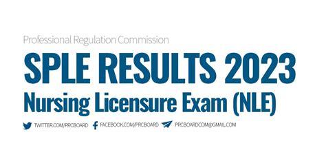 sple 2023|SPLE NLE Result: April 2023 Nursing board exam passers .
